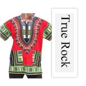 True Rock Modern Unisex African Print Dashiki